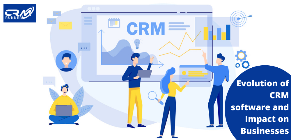 Evolution of CRM software and Impact on Businesses